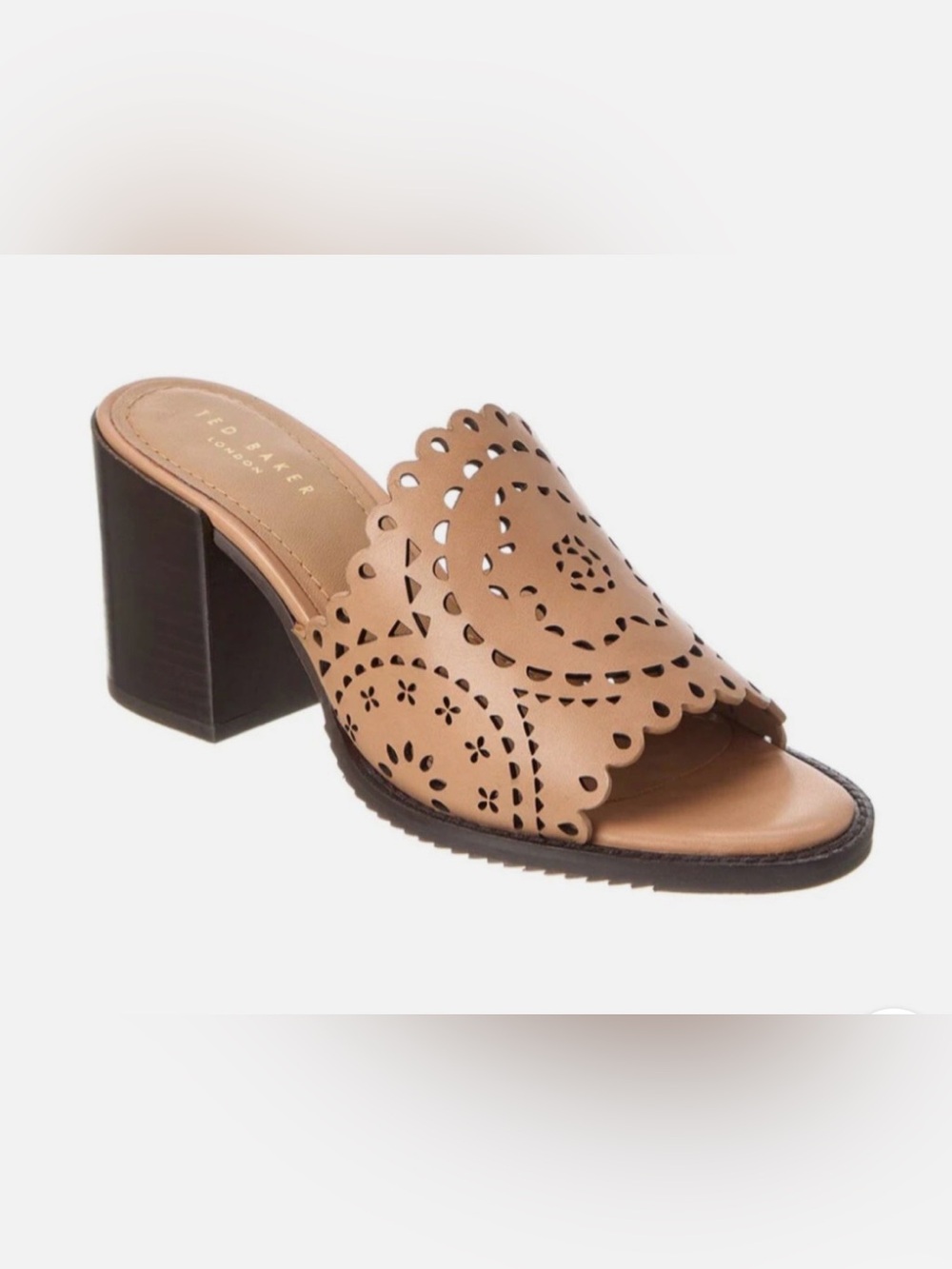 Ted Baker Beebah Cutout Mules w/ Box